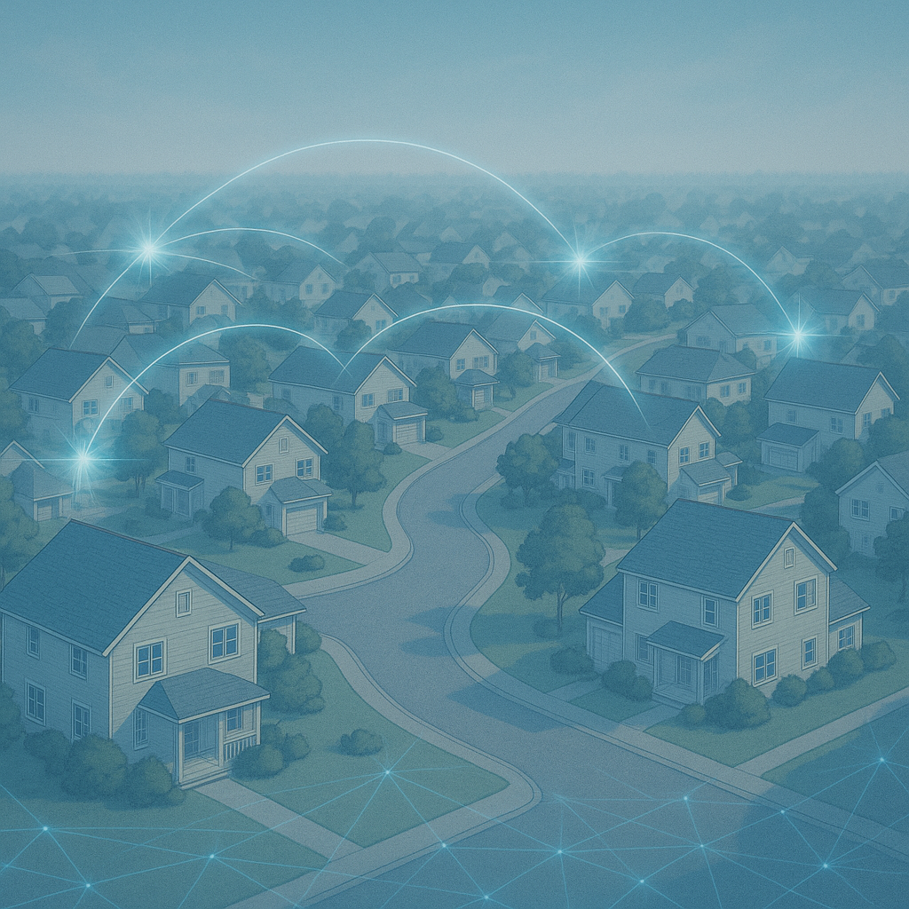 Connected neighbourhood.